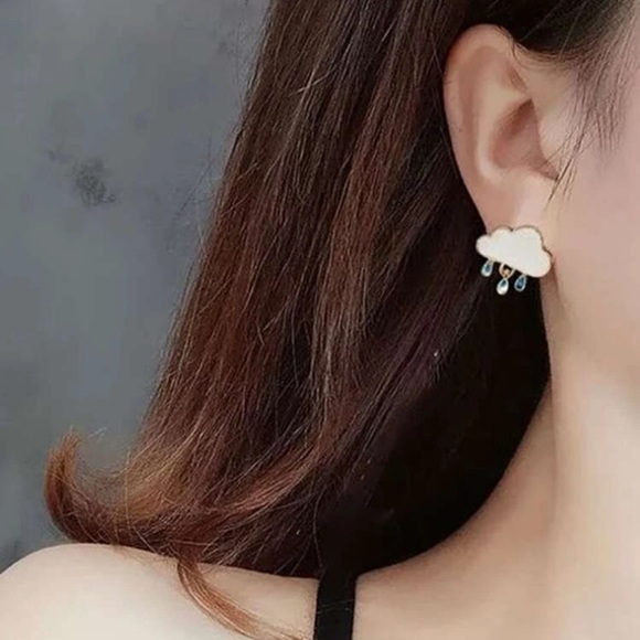 🌧️ Rain Cloud Earrings 🌧️ - Picture 2 of 4